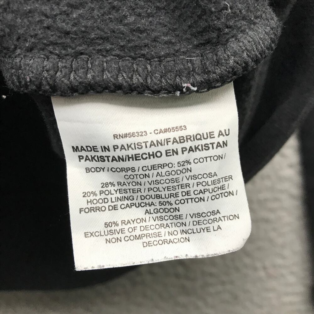 Nike 853928-010 NSW Funnel Neck Fleece Sweatshirt Hoodie Womens Small Black - Picture 5 of 7